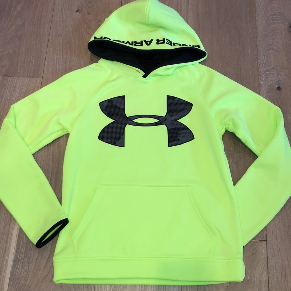 Under Armour Storm hoodie Boys kids Medium bright